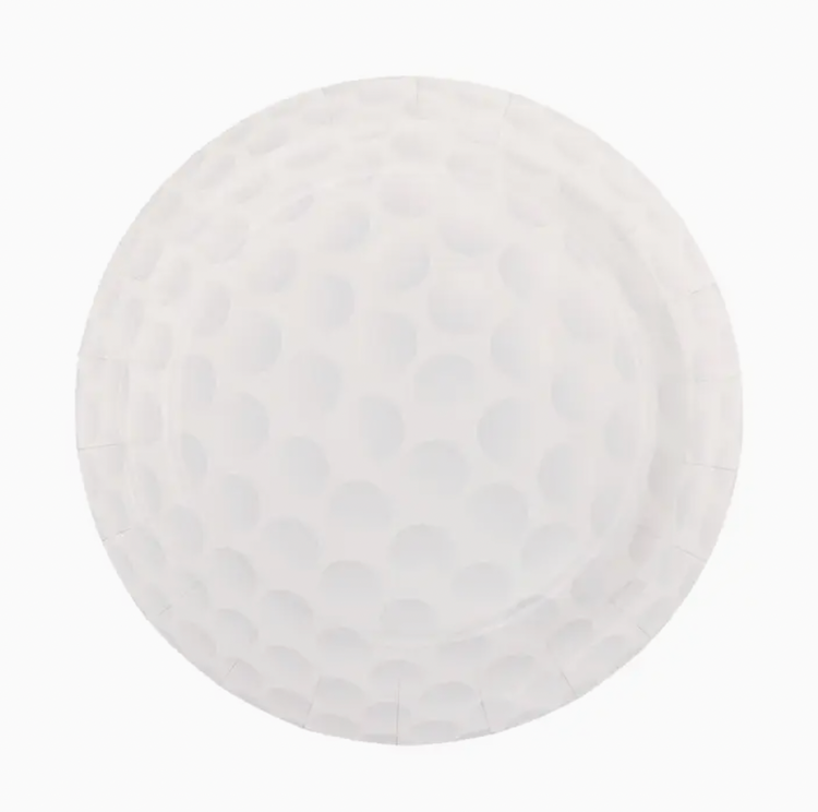 My Mind's Eye Golf Ball Paper Plate