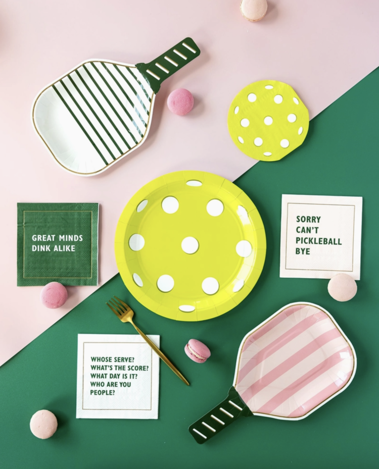 My Mind's Eye Pickleball Sayings Napkin Set