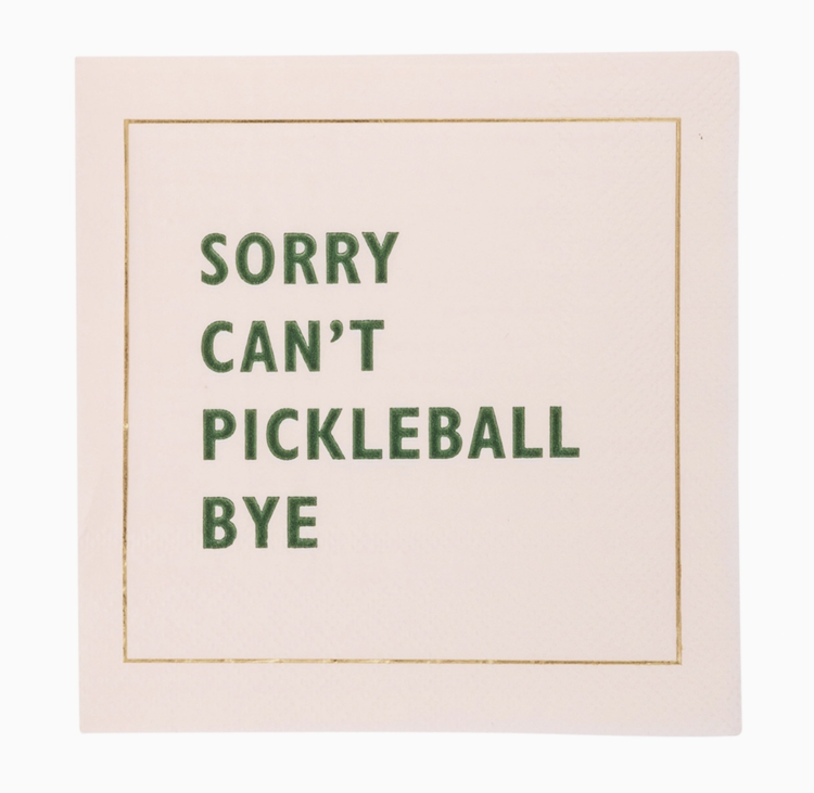My Mind's Eye Pickleball Sayings Napkin Set