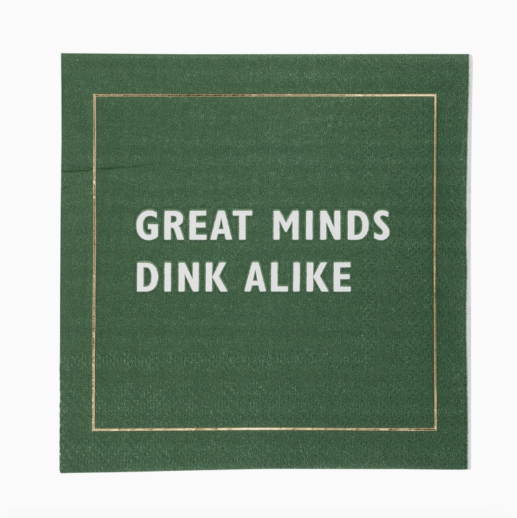 My Mind's Eye Pickleball Sayings Napkin Set