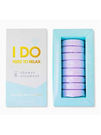 Chez Gagne Letterpress I DO Need To Relax Shower Steamers