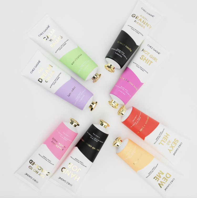 Chez Gagne Letterpress Hot Girl Shit Hand Creme