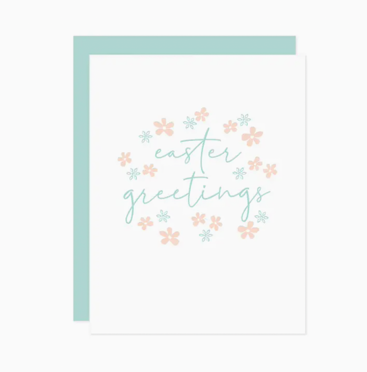 Missive Easter Greetings Floral
