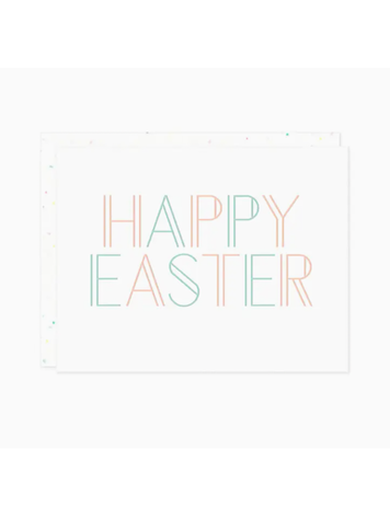 Missive Happy Easter Letterpress