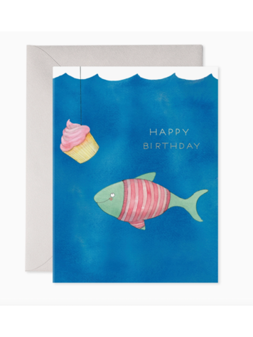 E. Frances Paper Studio Cupcake Bait Birthday