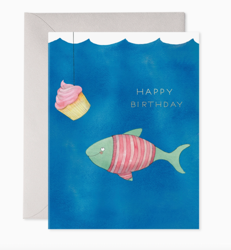 E. Frances Paper Studio Cupcake Bait Birthday