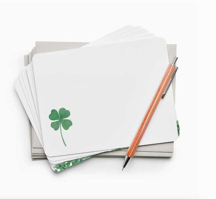E. Frances Paper Studio Shamrock Flat Notes