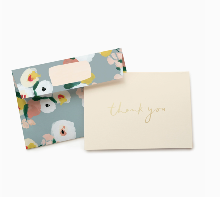 Our Heiday Dusk Florals Thank You Box Set