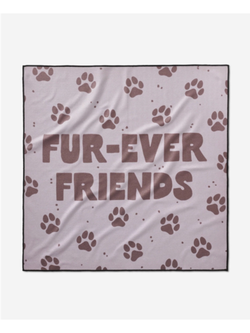 Geometry Fur Ever Friends Dog Towel