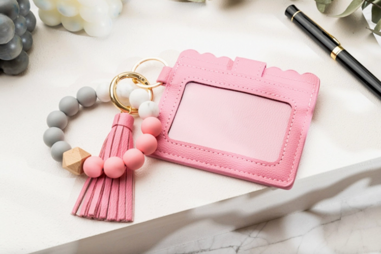 American Leather Goods Leather Keychain Wallet