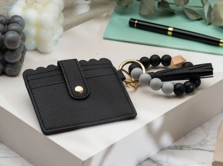 American Leather Goods Leather Keychain Wallet