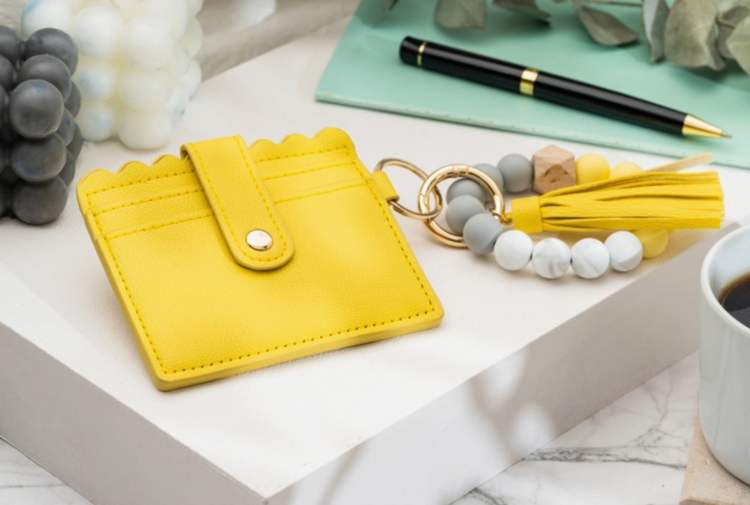 American Leather Goods Leather Keychain Wallet