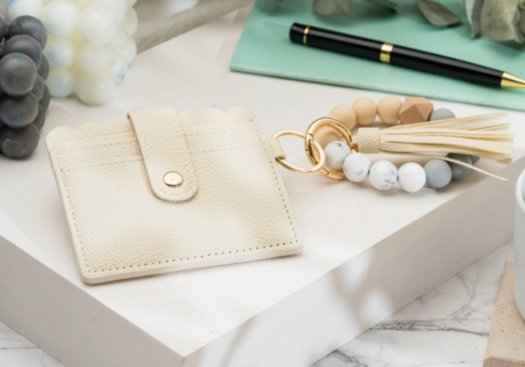 American Leather Goods Leather Keychain Wallet