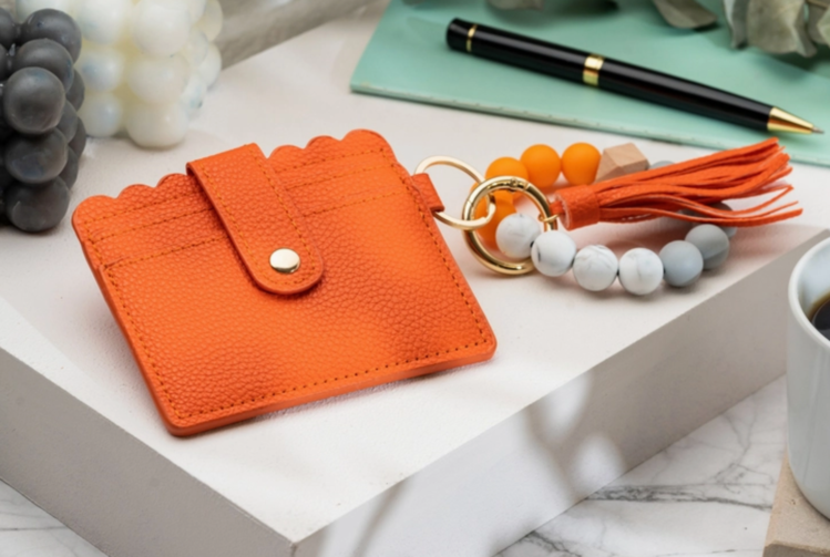 American Leather Goods Leather Keychain Wallet