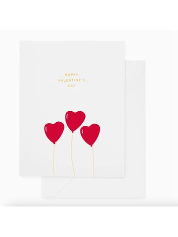 Sugar Paper Valentine Balloons