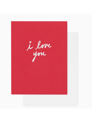 Sugar Paper Heart I Love You