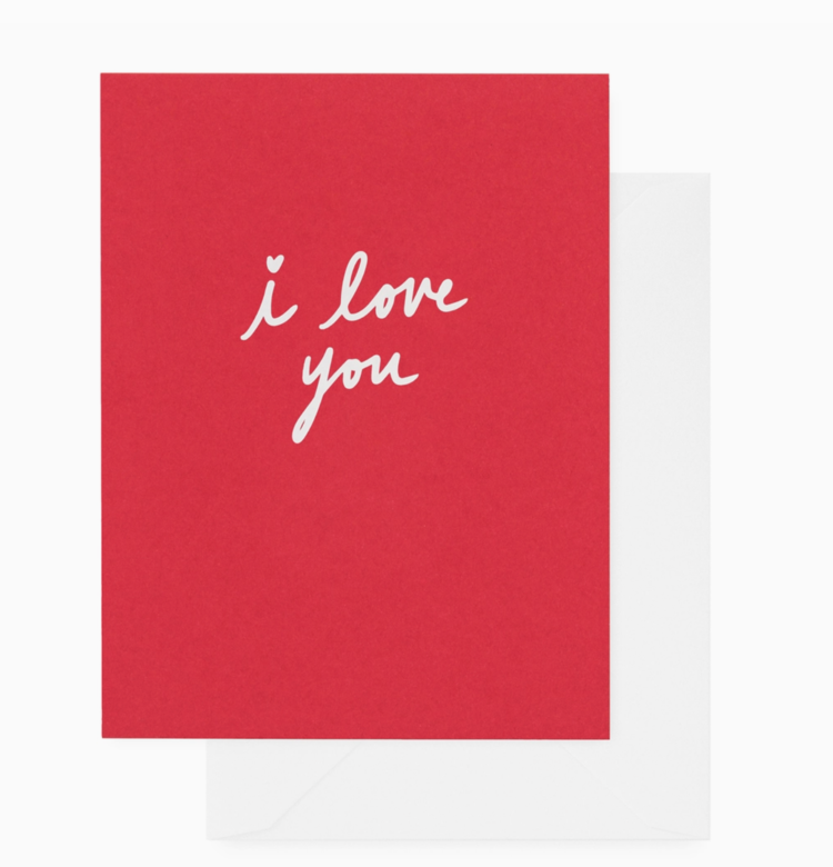 Sugar Paper Heart I Love You