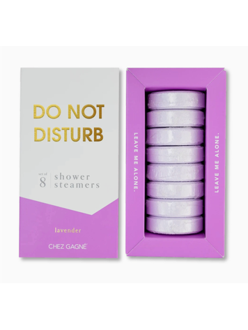 Chez Gagne Letterpress Do Not Disturb Shower Steamers