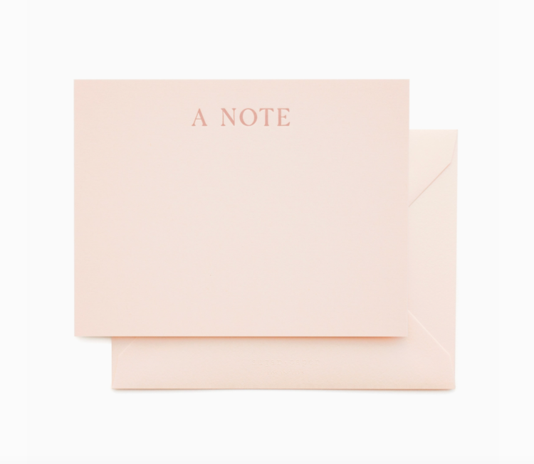 Sugar Paper A Note, Pink Note Set