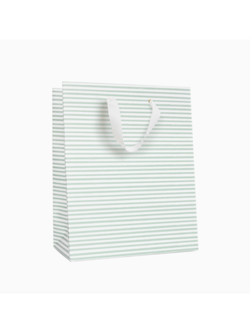 Sugar Paper Green Painted Stripe Bag