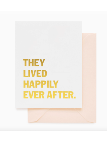 Sugar Paper Lived Happily Card