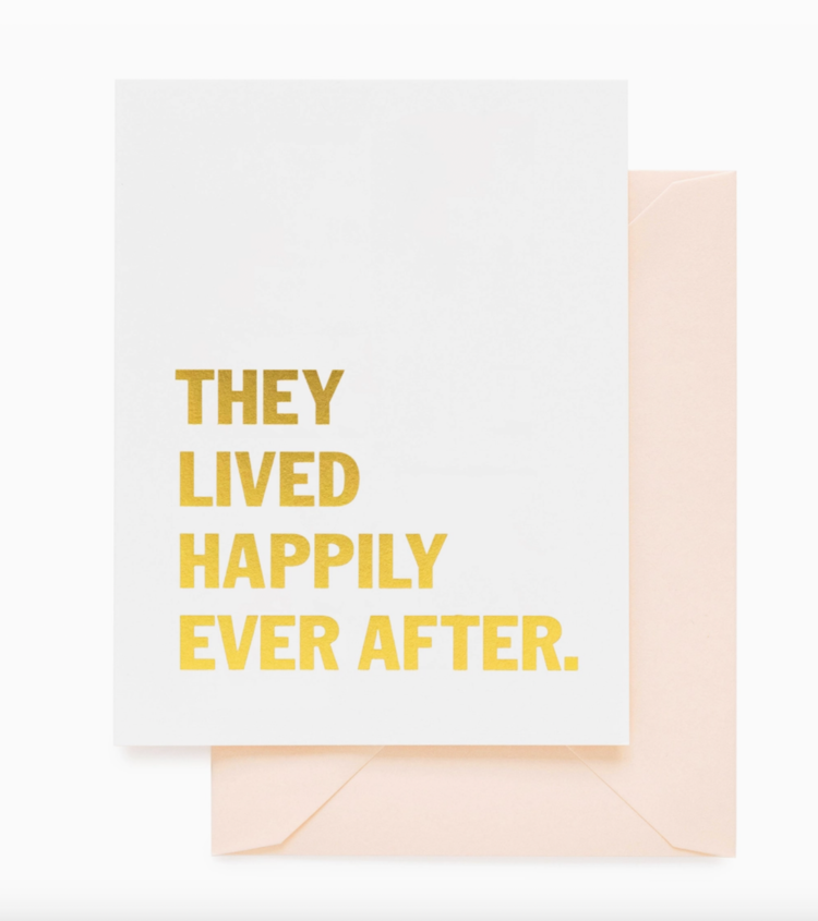Sugar Paper Lived Happily Card