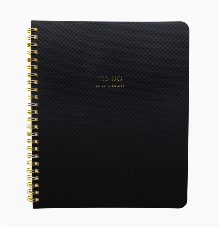 Sugar Paper To Do Notebook, Black