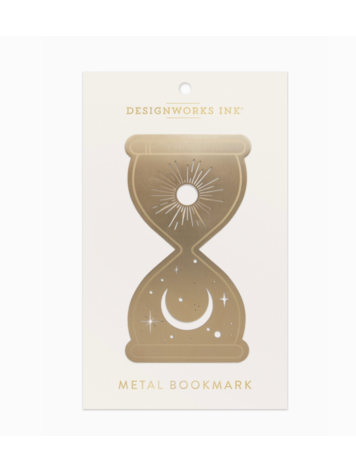 Designworks Ink Metal Bookmark - Hourglass