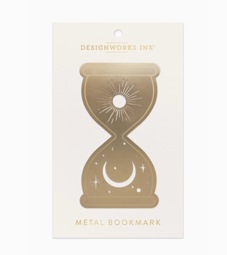 Designworks Ink Metal Bookmark - Hourglass