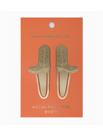 Designworks Ink Metal Page Tabs - Boots