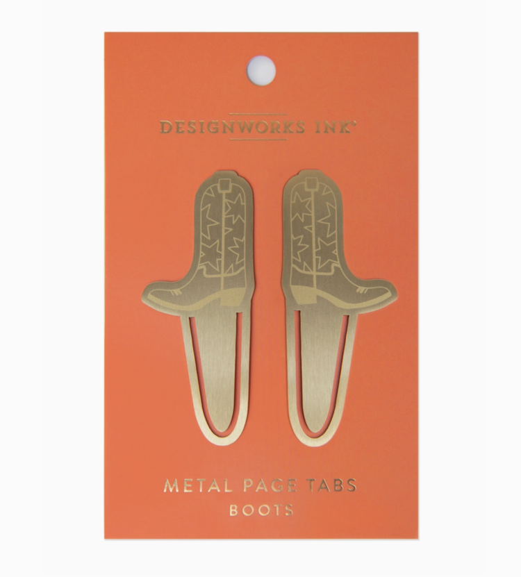 Designworks Ink Metal Page Tabs - Boots