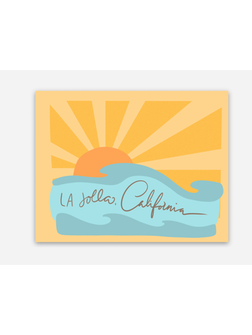 Sweet Paper Custom La Jolla Sun Sticker