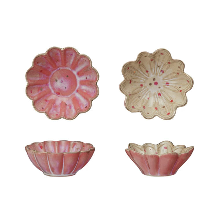 Creative Co-Op Decorative Stoneware Dish