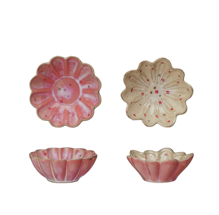 Creative Co-Op Decorative Stoneware Dish