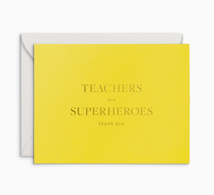 Smitten on Paper Teachers Are Superheroes