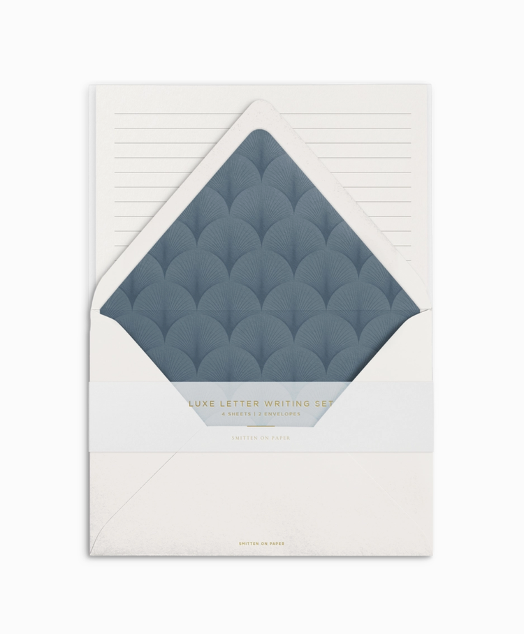 Smitten on Paper Luxe Letter Writing Set Slate
