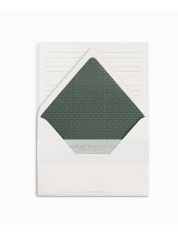 Smitten on Paper Luxe Letter Writing Set Jasper