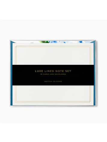 Smitten on Paper Hydrangea Luxe Lined Note Set