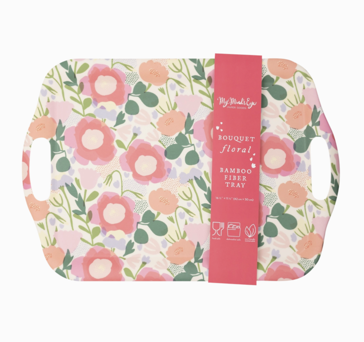 My Mind's Eye Floral Tray