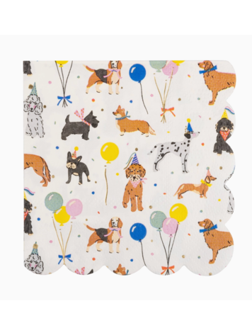 My Mind's Eye Dog Party Cocktail Napkin