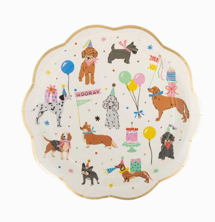 My Mind's Eye Dog Party Plate