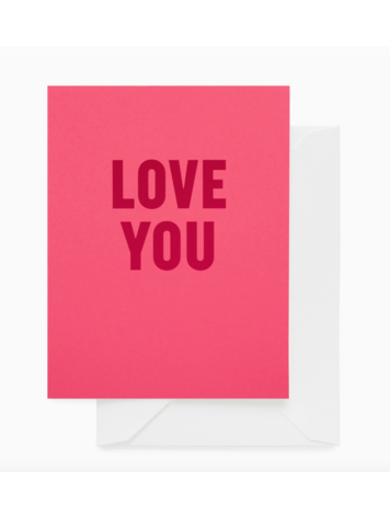Sugar Paper Hot Pink Love You