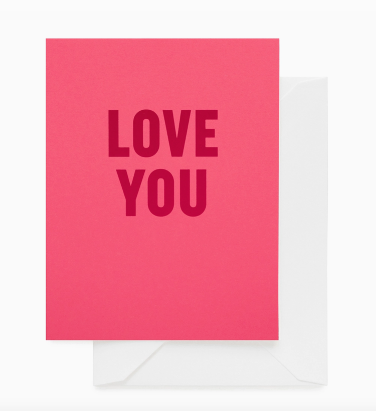 Sugar Paper Hot Pink Love You