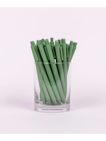 Talking Out Of Turn Jotter Pen Olive