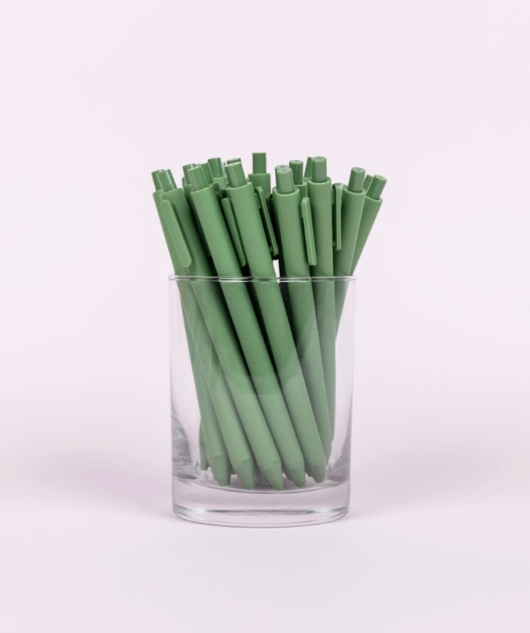 Talking Out Of Turn Jotter Pen Olive