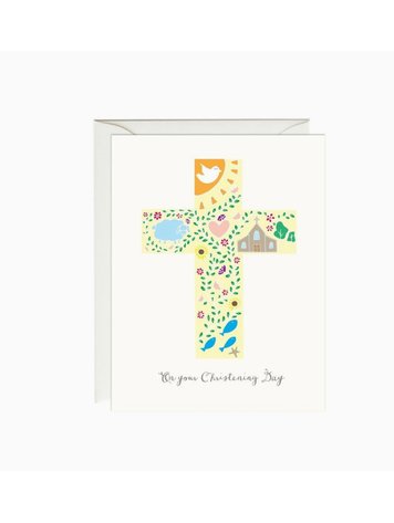 Paula & Waffle Christening Cross