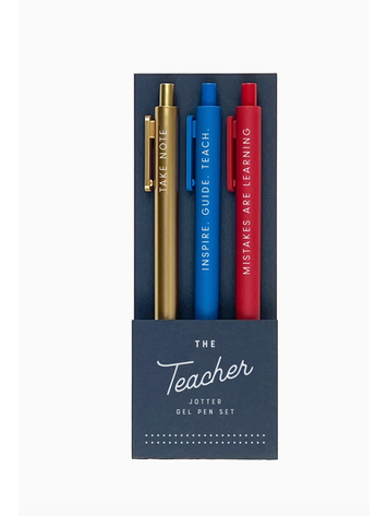 Ruff House Art The Teacher Jotter pen set