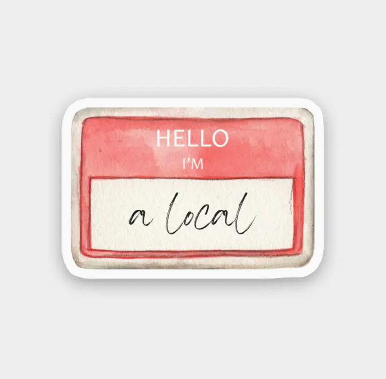 emmy+olly Sticker - i'm a local