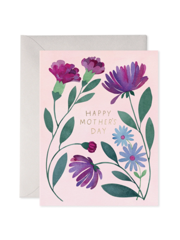 E. Frances Paper Studio Purple Floral Mother's Day