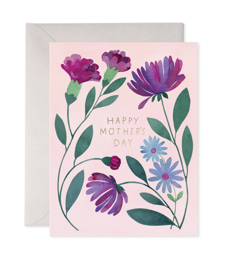 E. Frances Paper Studio Purple Floral Mother's Day